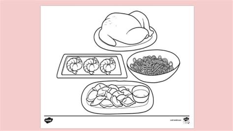 Food Colouring | Colouring Sheets