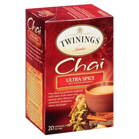 Twinings Ultra Spice Chai Tea Bags 20s - Brits R U.S.