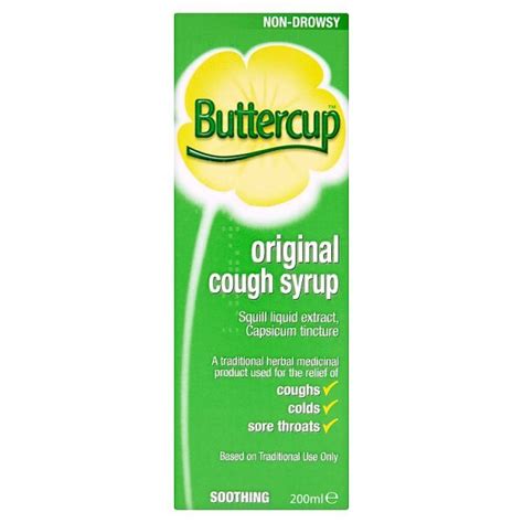 Buttercup Bronchostop Original Cough Syrup 200Ml