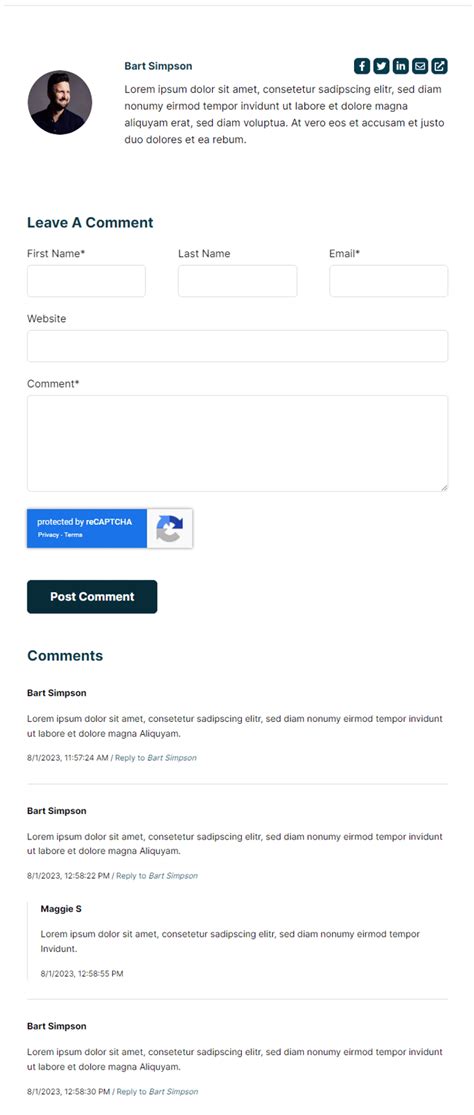 Image result for Blog Post Footer Examples
