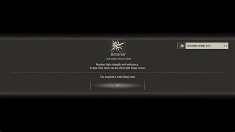 Code Vein Blood Code Types 的图像结果