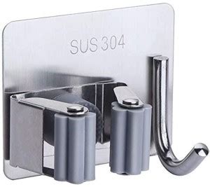 JD FRESH White Stainless Steel Broom Holder Price in India - Buy JD ...