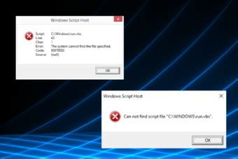 Image result for Fix Windows VBS Errors