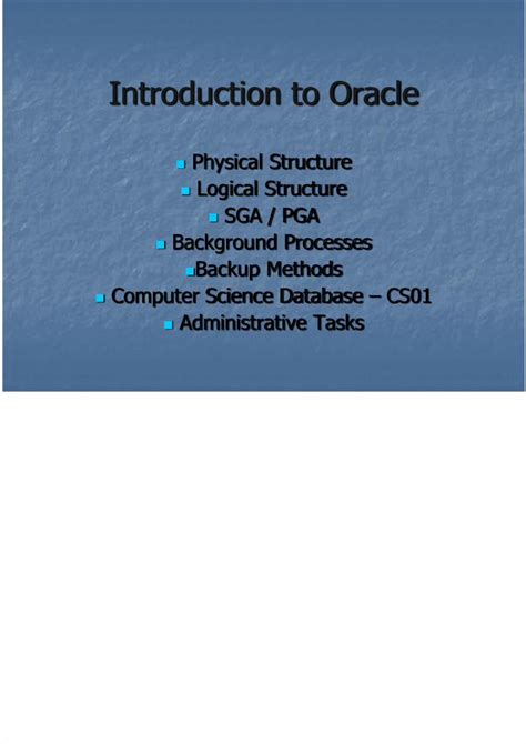 Image result for Oracle Table Structure