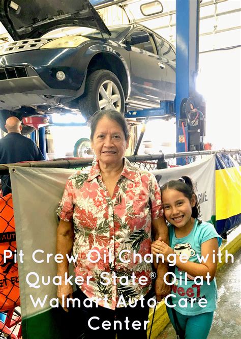 Getting Tasks Done with Quaker State Oil - Walmart Auto Care Center
