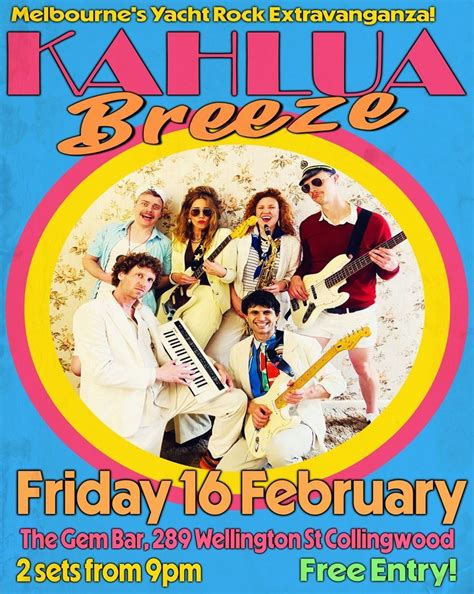 CANCELLED: Kahlua Breeze are back at the Gem! FREE ENTRY, The Gem Bar ...