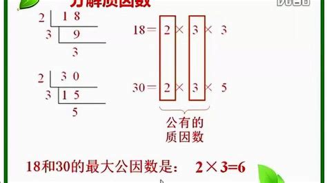 分解质因数与短除法