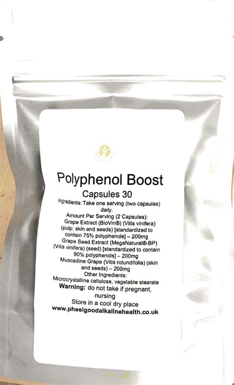 Polyphenol Boost 30 capsules - Food For Consciousness