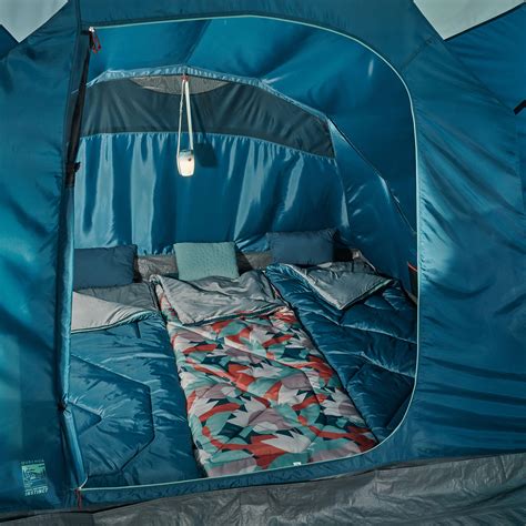 Camping tent with poles - Arpenaz 4.1 - 4 Person - 1 Bedroom QUECHUA ...