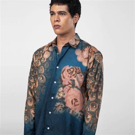 Shop peacock on the wall shirt for men– Trendy and Versatile Shirts ...
