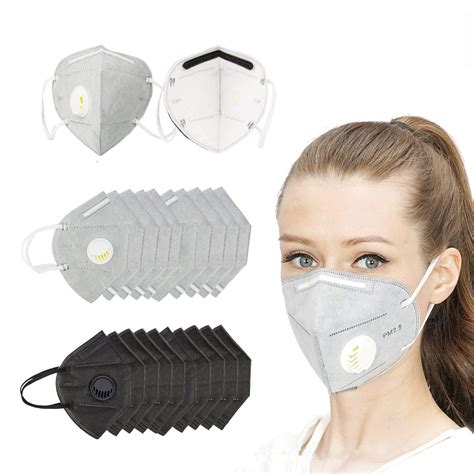 Buy N95 Dust Mask Disposable, Respirator Face Mouth Masks 5 Layer ...