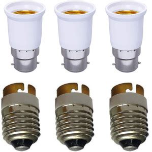 DECOBELL B22 to E27 And E27 to B22 Fireproof Material Lamp Holder ...