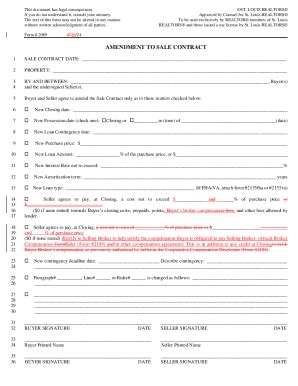 MO St. Louis Association Of Realtors Form 2089 2024-2026 - Fill and ...