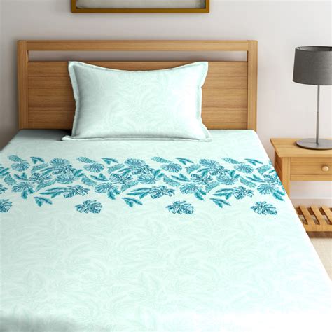 Buy SPACES Andaman Tropical Print 2-Piece Bedsheet Set - 152 x 228 cm ...