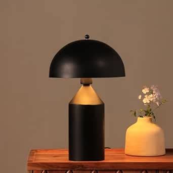 Buy FIG Living Cone Pagen Table Lamp (Black) | Handmade Modern Design ...