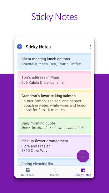 Image result for OneNote Mobile View