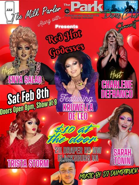 Red Hot Godesses w/ DJ Dumptruck, 211 Draper Rd NW, Blacksburg, VA ...