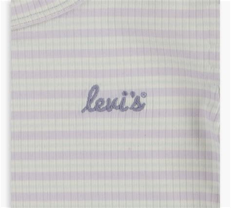 Levi's® Short Sleeve Scoop Neck Ribbed Knit Big Girls Top S-xl - Purple ...