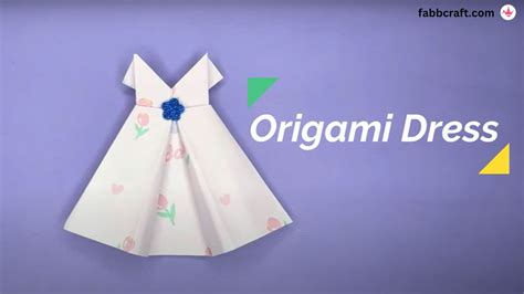 Image result for Origami Paper Dress Tutorial