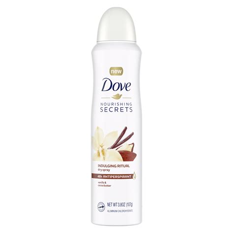 Dove Nourishing Secrets Dry Spray Antiperspirant Indulging Ritual ...