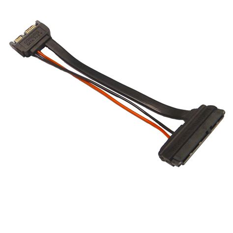 Slimline 13 pin SATA Male to 22 Pin SATA Female Cable Adapter-III ...