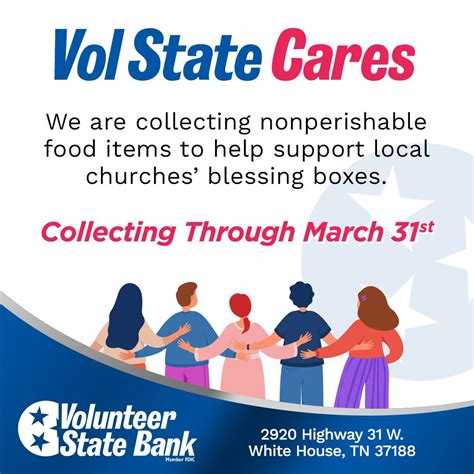 Volunteer State Bank on LinkedIn: Vol State CARES about our communities ...