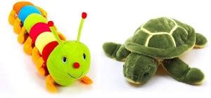 divine mart Caterpillar and Turtle - 25 cm - Caterpillar and Turtle ...