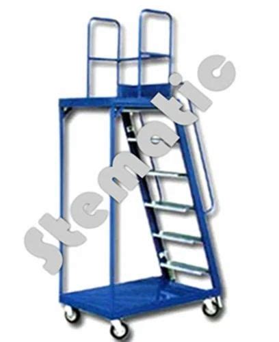 Industrial Trolleys - Mild Steel,Aluminium Ladder Trolley Manufacturer ...