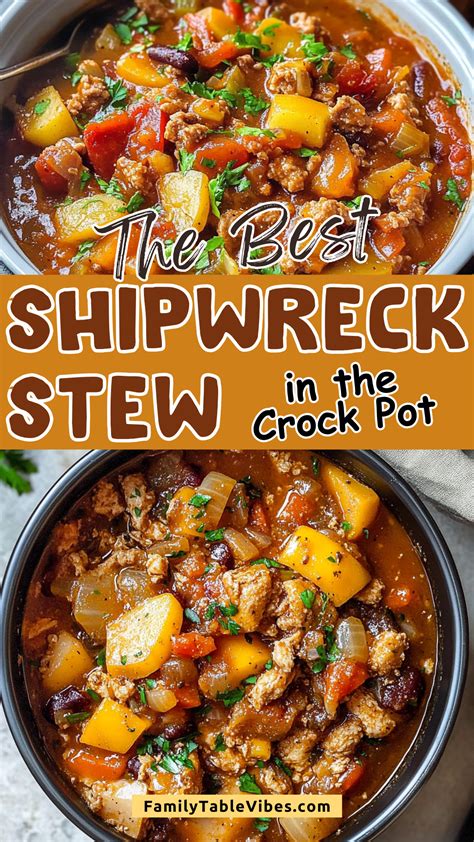 Crock Pot Shipwreck Stew: Easy, Hearty Comfort Food! | Crockpot recipes ...
