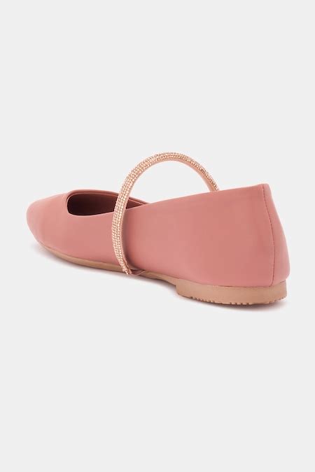 Pink Solid PU Women Flats - Selling Fast at Pantaloons.com