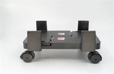 PINNACLE Heavy Duty Metal Black Sturdy CPU Stand/CPU Trolley with ...