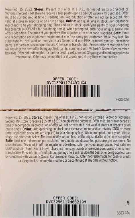 25 off 100, free panty expires 15th : r/VictoriasSecret