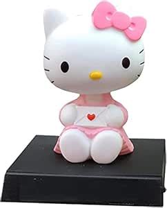 Trunkin Hello Kitty with Letter Pink Bobblehead 12CM : Amazon.in: Toys ...