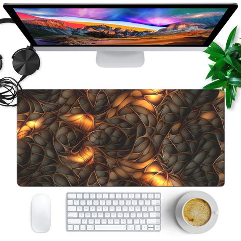 Optimize Your Gaming Experience with Molten Glow Anti-Slip Desk Mat ...