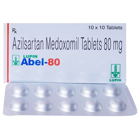 Abel 80 Tab (Lupin) - Azilsartan for High Blood Pressure