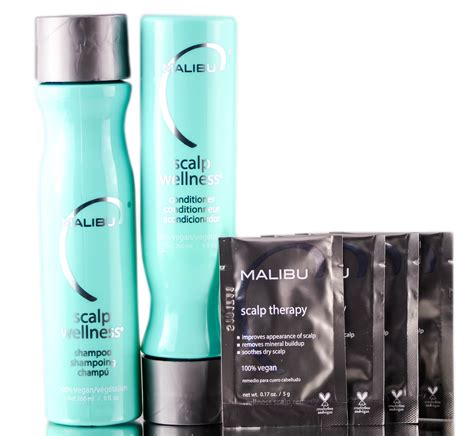 Malibu C Scalp Wellness Shampoo and Conditioner Hair Treatment Kit ...