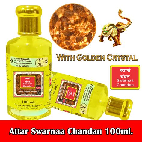 Swarnaa Chandan With Golden Crystals 100ml With Rollon Pack – Indra ...