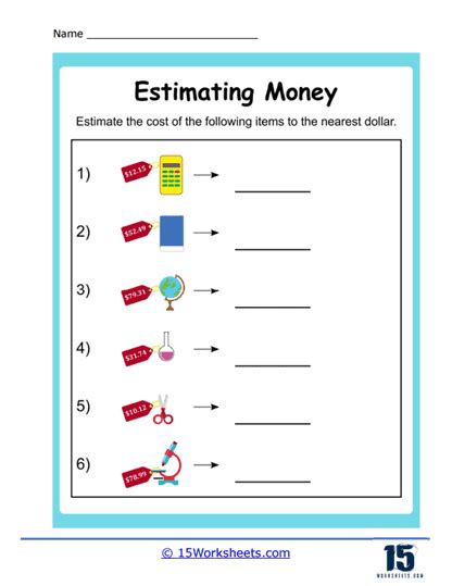 Estimation Worksheet 的图像结果
