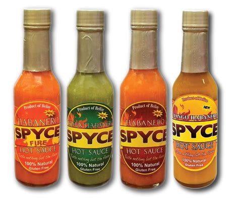 Spyce Habanero Hot Sauce Variety Pack One Each Of Habanero | Desertcart ...