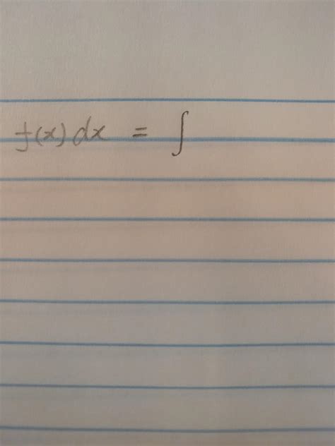 This perfect integral symbol i wrote on accident today : r/oddlysatisfying