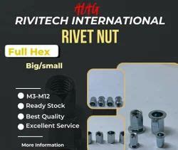 Rivet Nuts - Rivet nut ms round body Small head Trader - Wholesaler ...