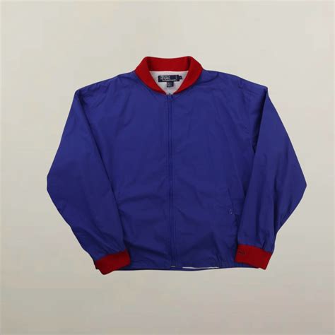 1990s Polo by Ralph Lauren cotton shell 2tone jacket【FF-10918】 | cv