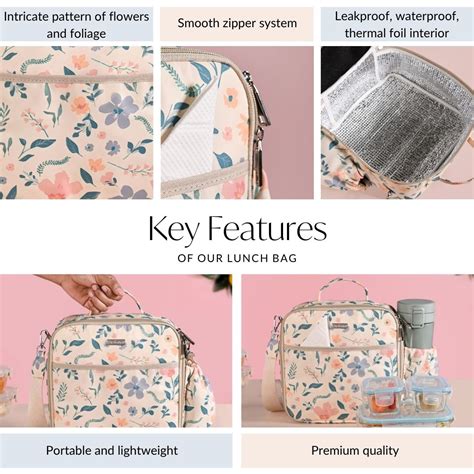 Cottagecore Insulated Everyday Lunch Bag With Sling Online - Premium ...