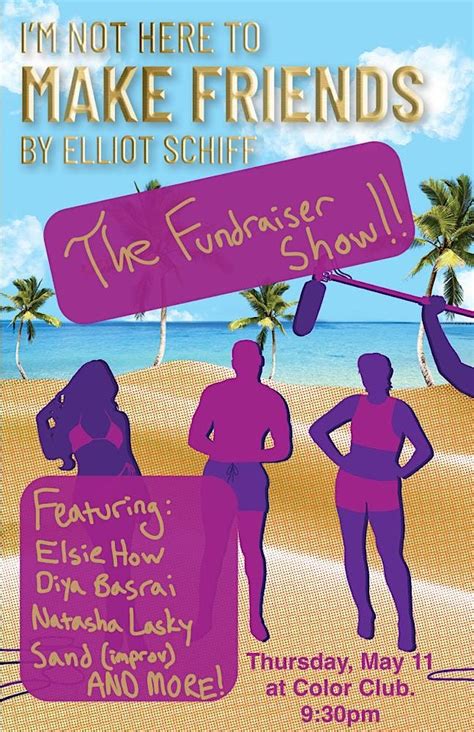 Im Not Here to Make Friends FUNDRAISER, Color Club, Chicago, 11 May ...