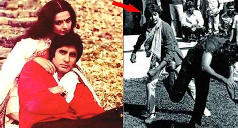 Amitabh Bachchan Rekha Affair amitabh bachchan beat man for rekha ...