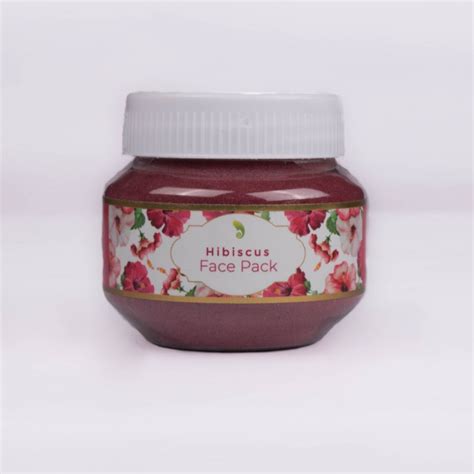 Hibiscus face pack