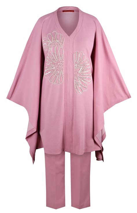 Daisy Poncho Co-ord Set - BABY PINK – Jasminum