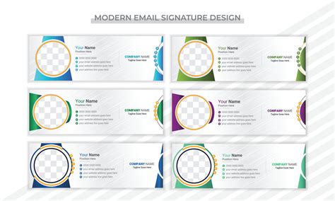 Image result for Email Signature Layout Rectangular Logo