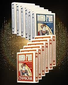 MADFUN Sun & Moon Chakra - Pack of 12 - Inferno Red & Midnight Blue ...