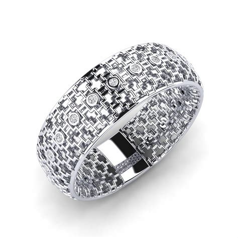 Order GLAMIRA Ring Galey in Round cut 0.16 Carat 14k White Gold Diamond ...